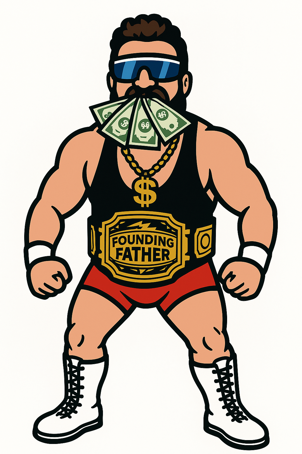 Founding Father fight poster