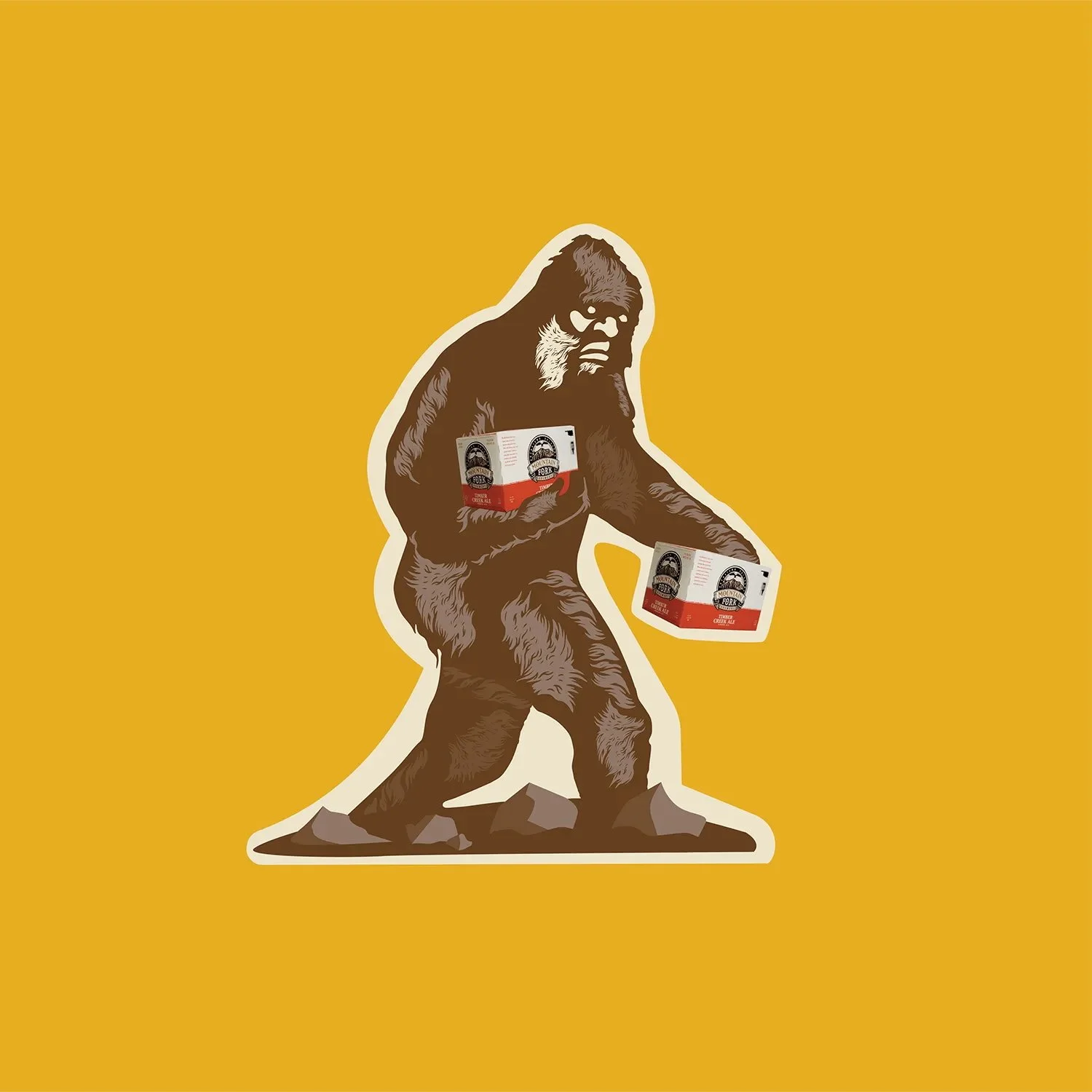 Bigfoot, the brand's unofficial mascot