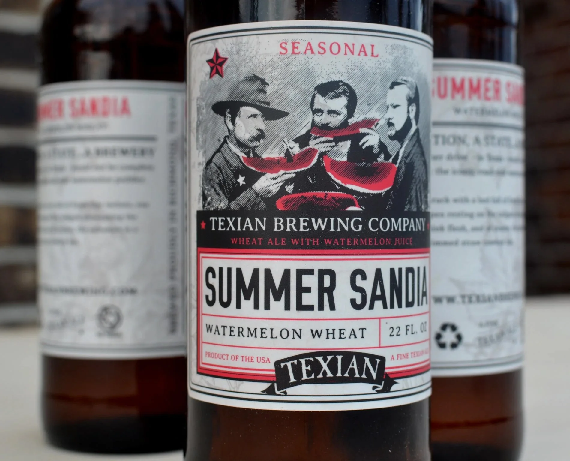 Summer Sandia bomber label